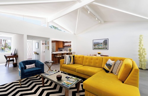 Indian Canyon Condo | NEW! Mid-Century Canyon View Estates! 30-day Minimum
