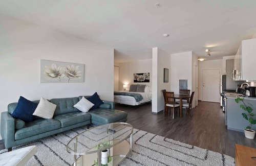 Palmer Square Apartment | New & Modern 1BR: Lux City Escape