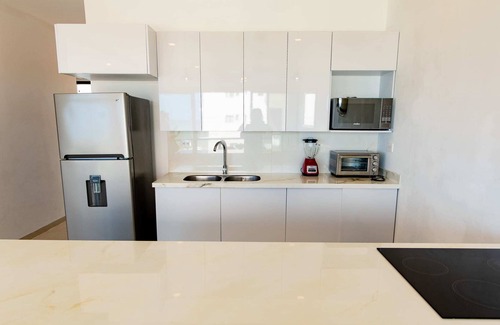 Telchac Puerto Condo | New Modern 3BR Beachfront Condo in San Benito