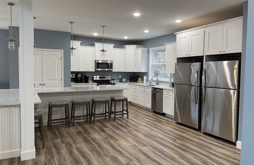 Caryville House | New Norris Lakefront home. Party on the Docs, 2 Story dock with slide, Hot tub