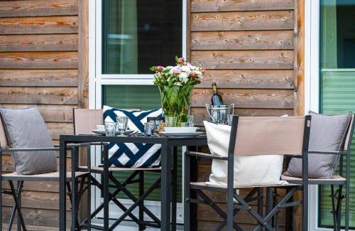Olpenitz Apartment | New Port Lounge - EG, Hafenblick, Terrasse