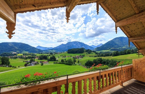 Ruhpolding Apartment | NEW - Rauschberg 50 to 60 sqm, balcony, kitchen, 1 bedroom, 1 living room, WLAN, 4 p.