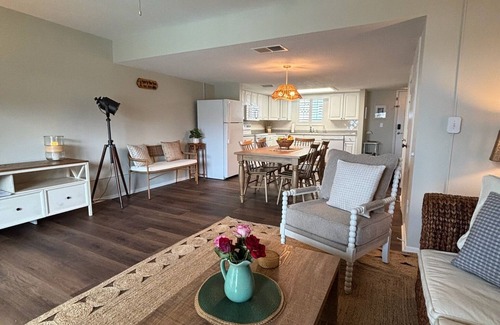 Volusia County Condo | NEW RENTAL! Beautiful Beachfront Condo on Ormond Beach w Pool! Sit Back & Relax!