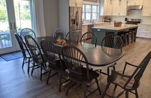 West Wing Estates House | New South Haven Getaway with large 16 by 40 salt water inground pool and hot tub