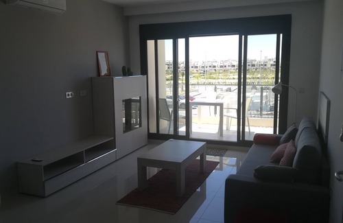Pueblo Latino Apartment | New spacious apartment with private roof terrace with sea view, 2 bedrooms and 2 bedrooms 4 pers