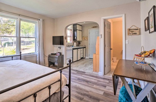 Rockaway Beach Apartment | NEW! Studio w/ Porch Across From Lake Taneycomo!