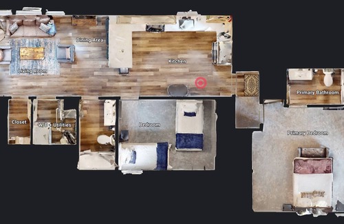 Bensenville Condo | New Stunning 2BED 2BATH Apartment. Close to METRA, O'Hare and Rivers Casino