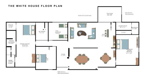Beaufort House | NEW! The White House, with 2 King Ensuites close to Parris Island and Downtown