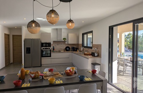Joyeuse Villa | New Villa Floria* with Private Heated Pool in South Ardèche
