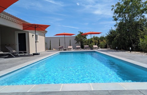 Joyeuse Villa | New Villa Floria* with Private Heated Pool in South Ardèche
