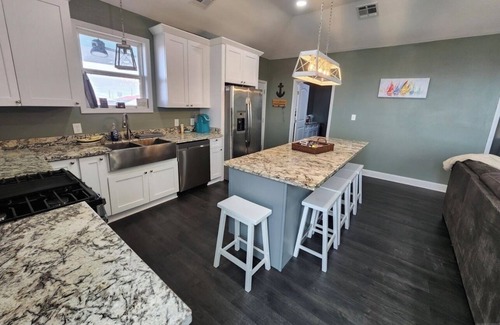 Golden Meadow House | NEW water front 3bed 2.5bath camp with boat launch & ice maker.