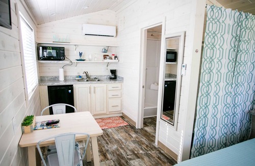 Steele Creek Cabin | New Waterfront Cabin On The Large Sundeck 1 Bedroom Cabin by Redawning