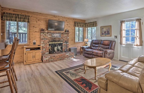 Wrightwood Cabin | NEW! Whimsical Pinecone Cottage w/ Fire Pit & Deck