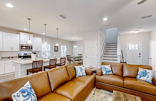 Mayport House | Newly-built 2-story home near the ocean with patio, washer/dryer, streaming