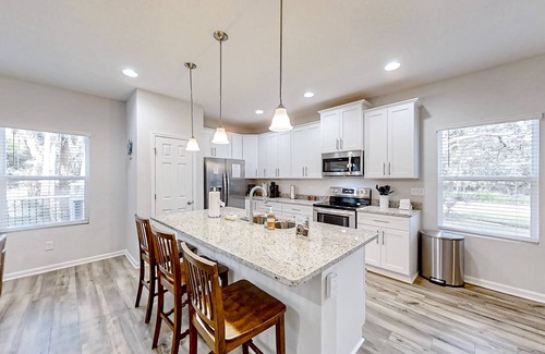 Mayport House | Newly-built 2-story home near the ocean with patio, washer/dryer, streaming