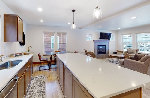Dover Bay House | Newly built 2-story home with fireplace & great porch - walk to the river