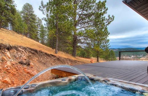 Sturgis House | Newly built 3-story home w/private hot tub, gas grill, gas fireplace, and W/D
