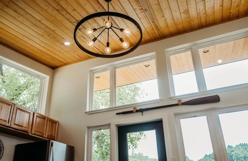 Flippin Apartment | Newly constructed river front loft located only feet away from the banks of the White River