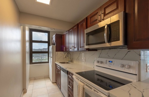 Waikiki Condo | Newly Remodeled Corner Unit at the Waikiki Banyan with Diamond Head Views by Koko Resort Vacation Rentals