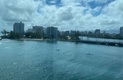 Puerta de Tierra Apartment | Newly renovated! And What a view! Bed view is an ocean view superb location