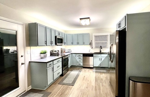 Green Meadow House | Newly renovated home with private heated saltwater pool, close to beach and UNCW