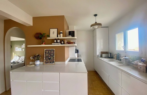 Pantin Apartment | Newly renovated, vintage, design and cosy apartment with canal view and parking space