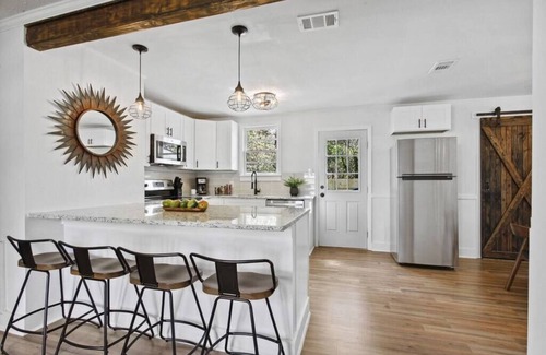 Savannah House | nFarmhouse Haven with Firepit, Grill, and HammocK
