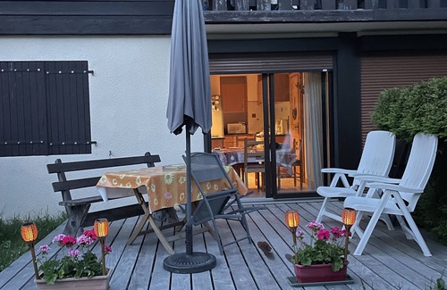 Le Lavancher Apartment | Nice 2 rooms for 2 to 4 people in quiet hamlet with superb view on Mont-Blanc