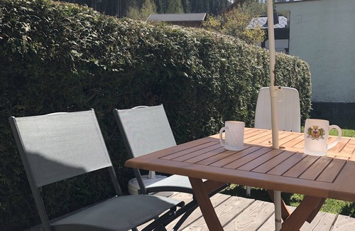 Le Lavancher Apartment | Nice 2 rooms for 2 to 4 people in quiet hamlet with superb view on Mont-Blanc
