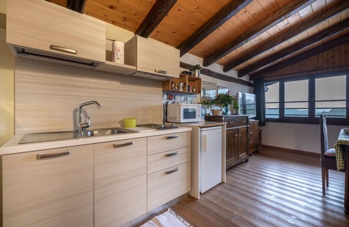 Vito d'Asio Apartment | Nice apartment for 2 guests with A/C, pool, WIFI, TV, patio and pets allowed