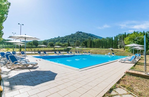 Scarlino Apartment | Nice apartment for 2 guests with pool, WIFI, TV, terrace and parking