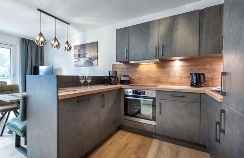 Viehhofen Apartment | Nice apartment for 8 people with pool, WIFI, TV, balcony and pets allowed