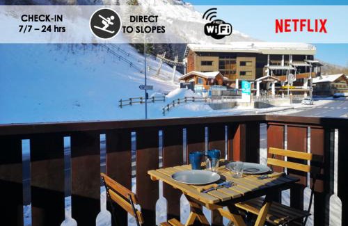 Les Contamines-Montjoie Apartment | Nice & cozy apartment facing the gondola - LA BOULE DE NEIGE 112