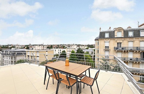 Le Bois Porte de Nogent Apartment | Nice Duplex with Rooftop -3BD/6P- Nogent-sur-Marne