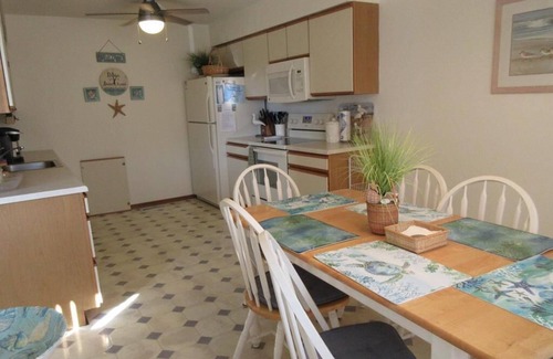 North Beach Haven Condo | Nice townhouse style condo with pool in Brant Beach. Unit overlooks pool and is a short walk to.