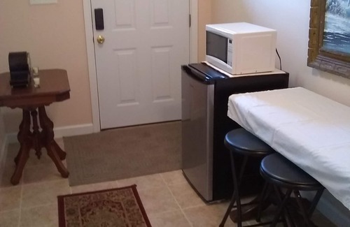 Morehead City House | Nicely Furnished Bedroom & Private Bath.