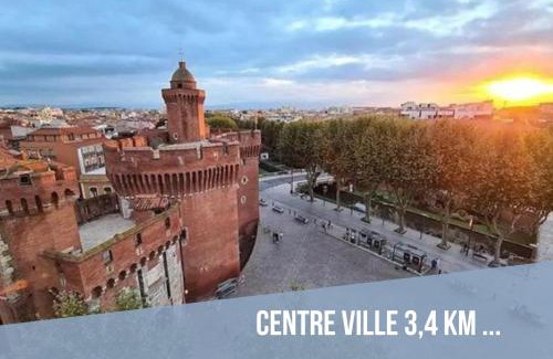 Moyen-Vernet Apartment | Nid Catalan Climatisé Jardin Centre-ville Plage