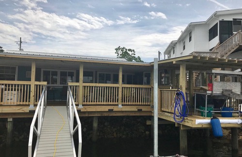 Keaton Beach House | NO STAIRS. dock is steps away on main deep water canal in Keaton Beach !