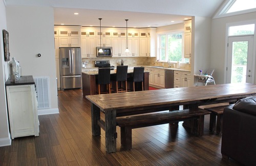 La Follette House | No Wake Lake Escape - Private Dock, Gameroom, Brand New Carved Concrete Firepit