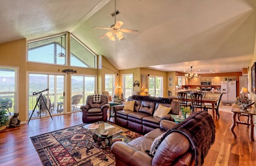 Eagles View House | North Carolina mountain home with spectacular view of Lake Chatuge & Mountains!