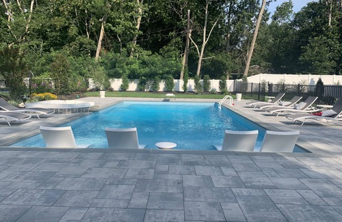 Cutchogue House | North Fork, New Construction with heated pool, walking distance to beach