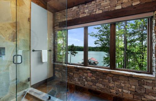 Blairsville House | Nottely Island Retreat - Luxury Retreat - Lake Views, Outdoor Kitchen, Firepit, Hot Tub, Game Room, Boat Ramp and Private Dock -