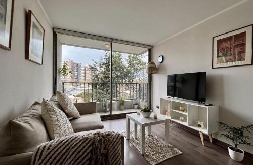 Nunoa Apartment | Nuevo Departamento y Moderno al frente del Estadio Nacional