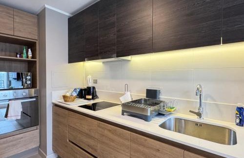 Santiago Apartment | Nuevo y vista despejada Barrio Bellavista
