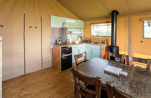 Tiverton Cabin | Oak Safari Tent, the perfect family and dog friendly glamping site, Devon