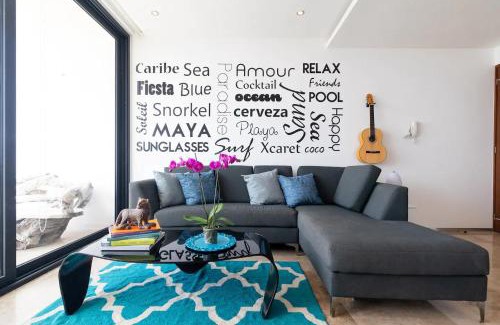 Zazil-ha Apartment | Oasis 2BR btw 5ta and Beach Early-Late Check in-out option