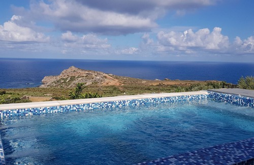 Livadia Villa | Oasis of peace, fantastic sea views, large heated pool and whirlpool