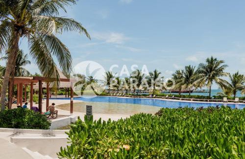 Puerto Juarez Apartment | *OCEAN Beachfront 4 BDR with pool by Casa Paraiso*