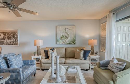 Saint Helena Island House | Ocean Bliss Cottage! Beach Club Villa with Canal Views - Short walk to Beach