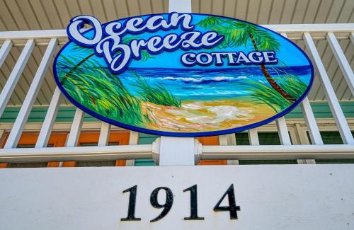 Surf City House | Ocean Breeze Cottage - Ocean View Home with Private Pool and Fire Pit